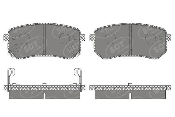SCT Bremsbeläge SP658PR