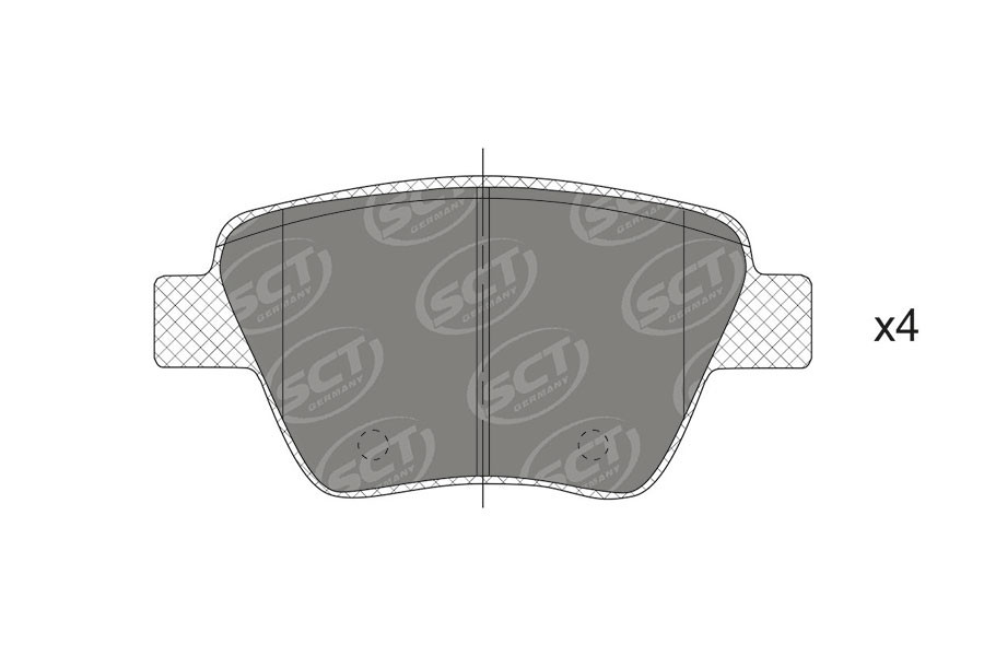 SCT Bremsbeläge SP714PR