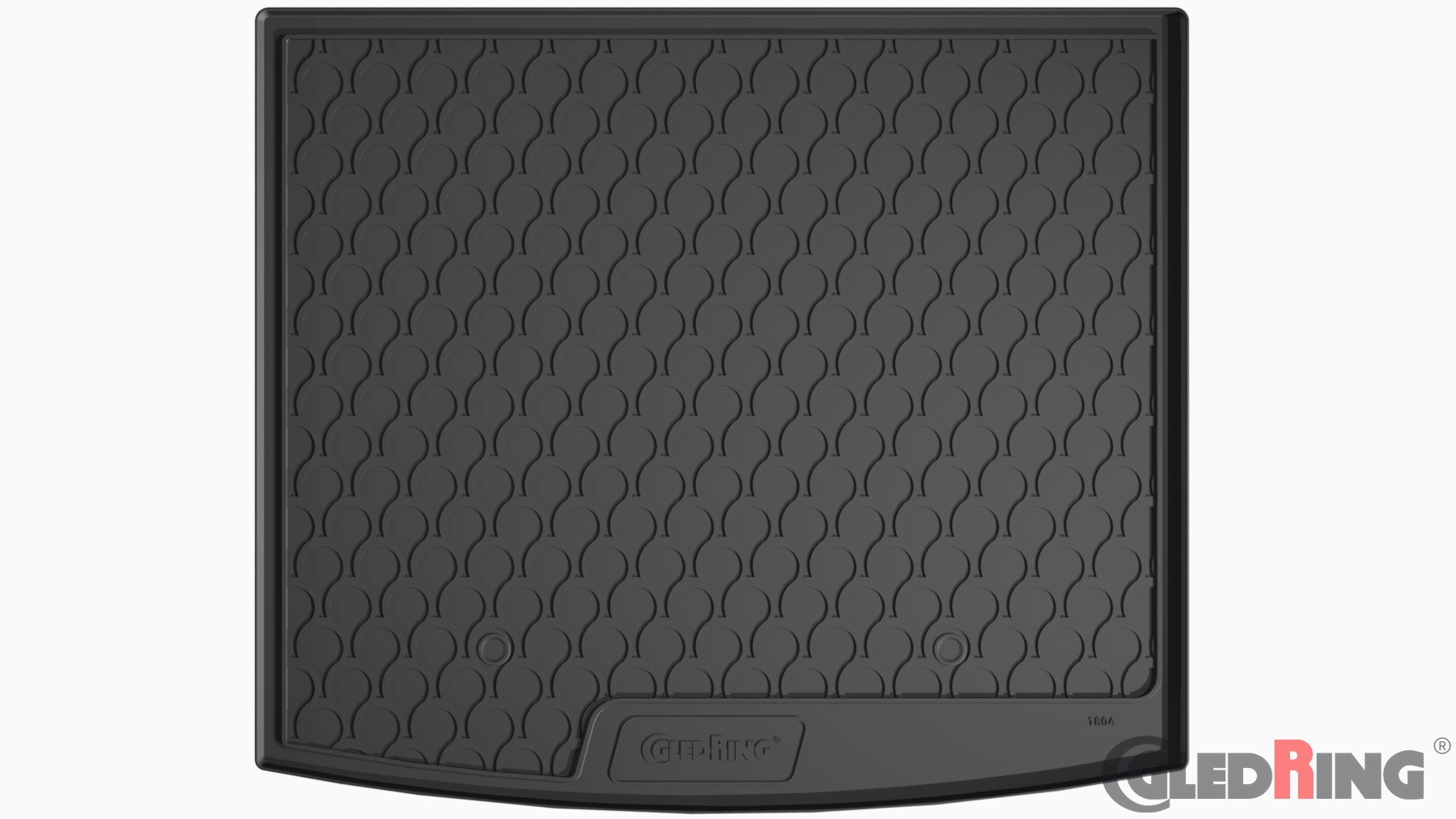 Original Gledring Premium Gummi Kofferraummatte - SEAT Ateca (Oben hoher nicht variabler Boden) 05.2016->