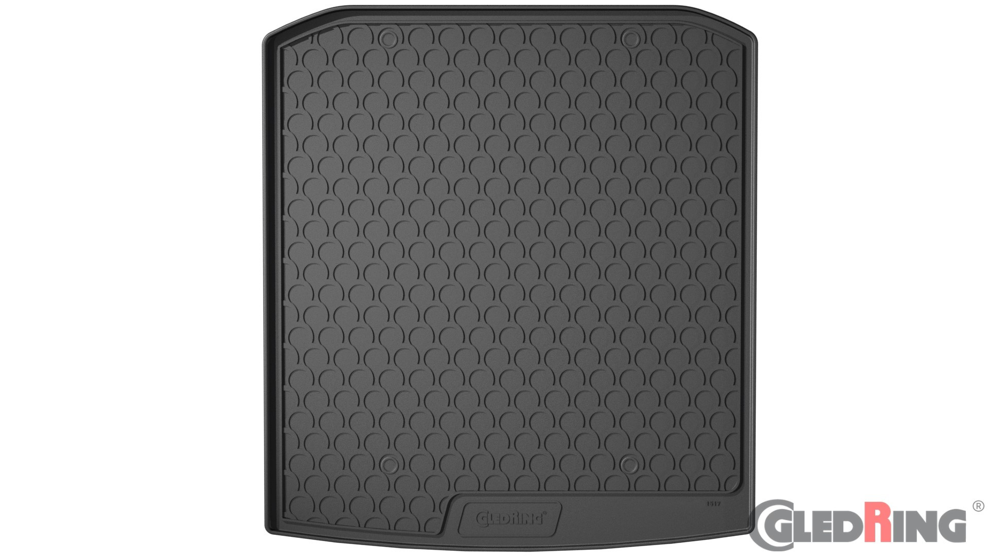 Original Gledring Premium Gummi Kofferraummatte - SKODA Superb 3V HB (Tiefer Boden) 2015->