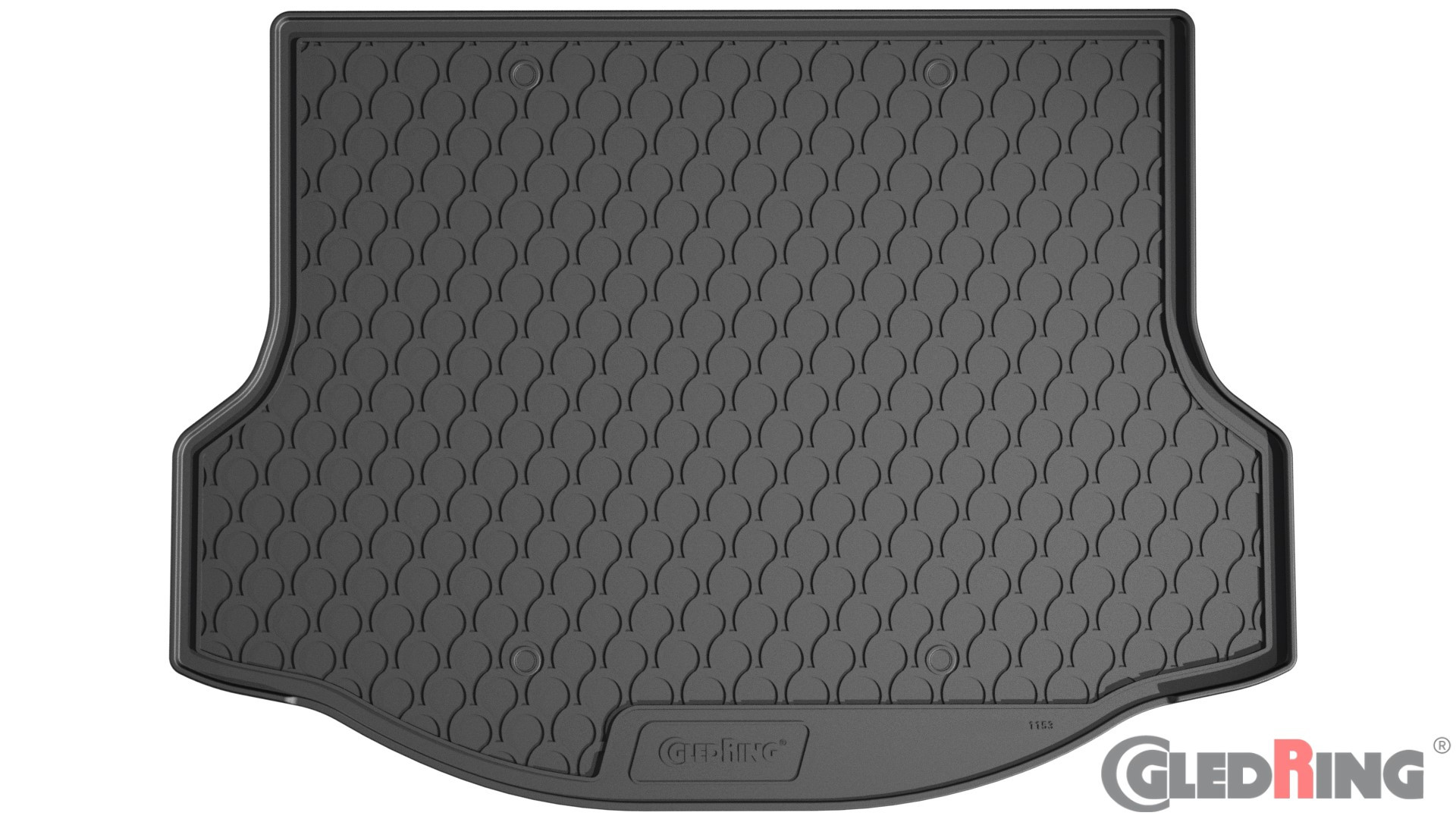 Original Gledring Premium Gummi Kofferraummatte - TOYOTA RAV4 XA40 (Nicht für Hybrid) 2013-2019
