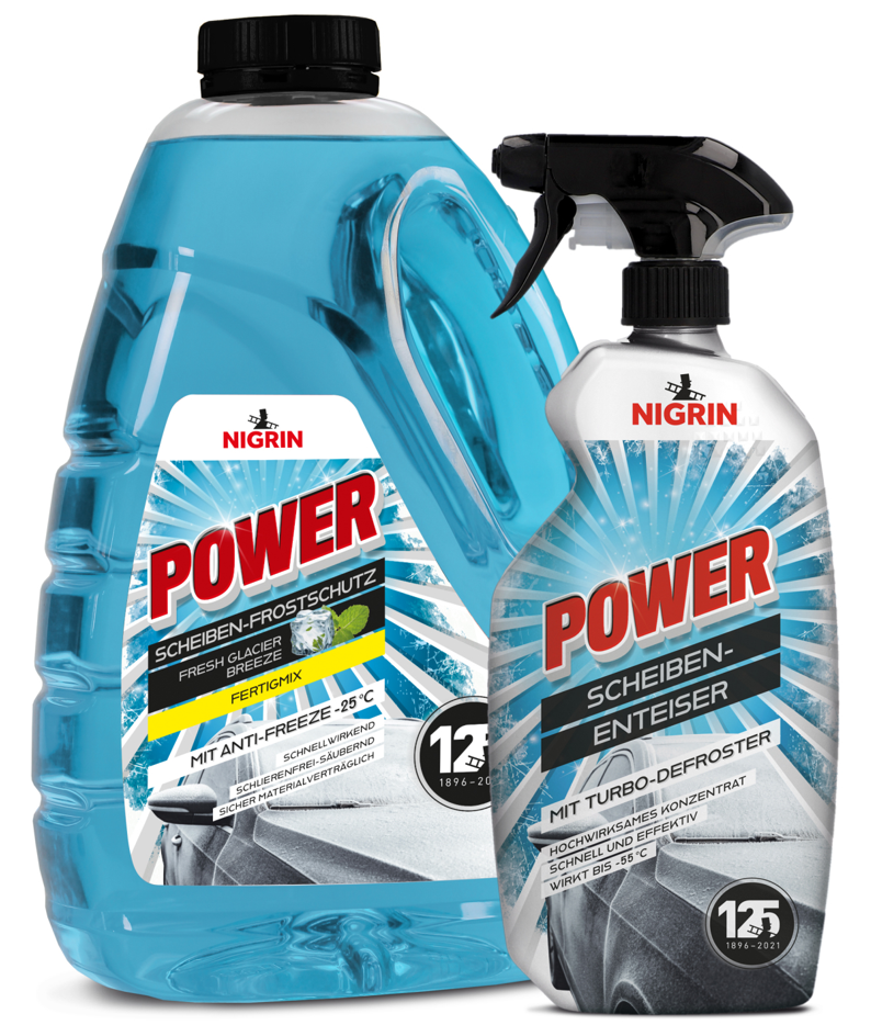 POWER S Frostschutz -25° 3 Liter + Scheibenenteiser Icebreaker 750 ml