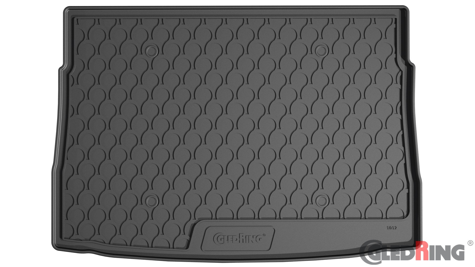 Original Gledring Premium Gummi Kofferraummatte - VOLKSWAGEN Golf 8 HB (Oberer variabler Boden) 2020->