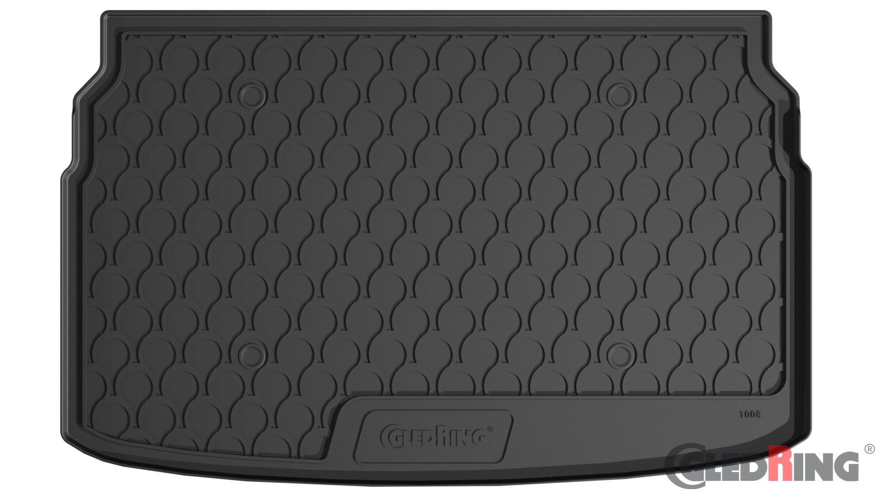 Original Gledring Premium Gummi Kofferraummatte - VOLKSWAGEN T-Cross 2019->
