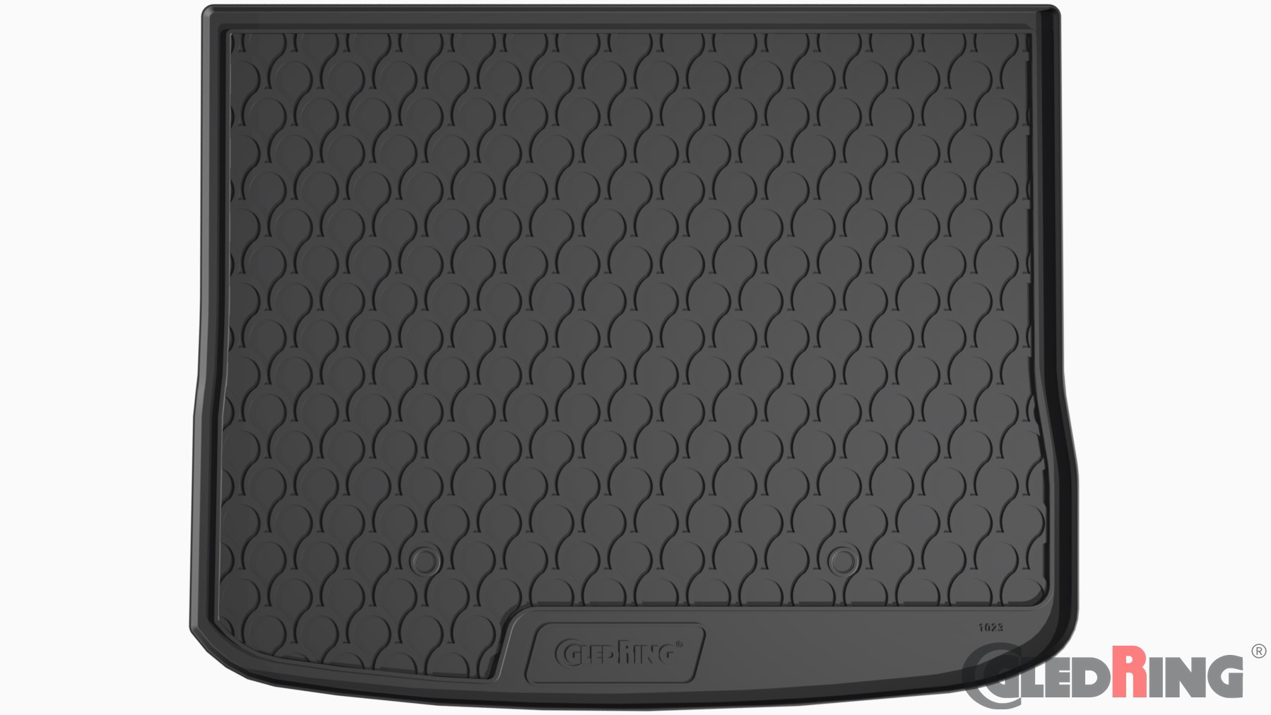 Original Gledring Premium Gummi Kofferraummatte - VOLKSWAGEN Tiguan (Oberer Boden) 2007-3.2016