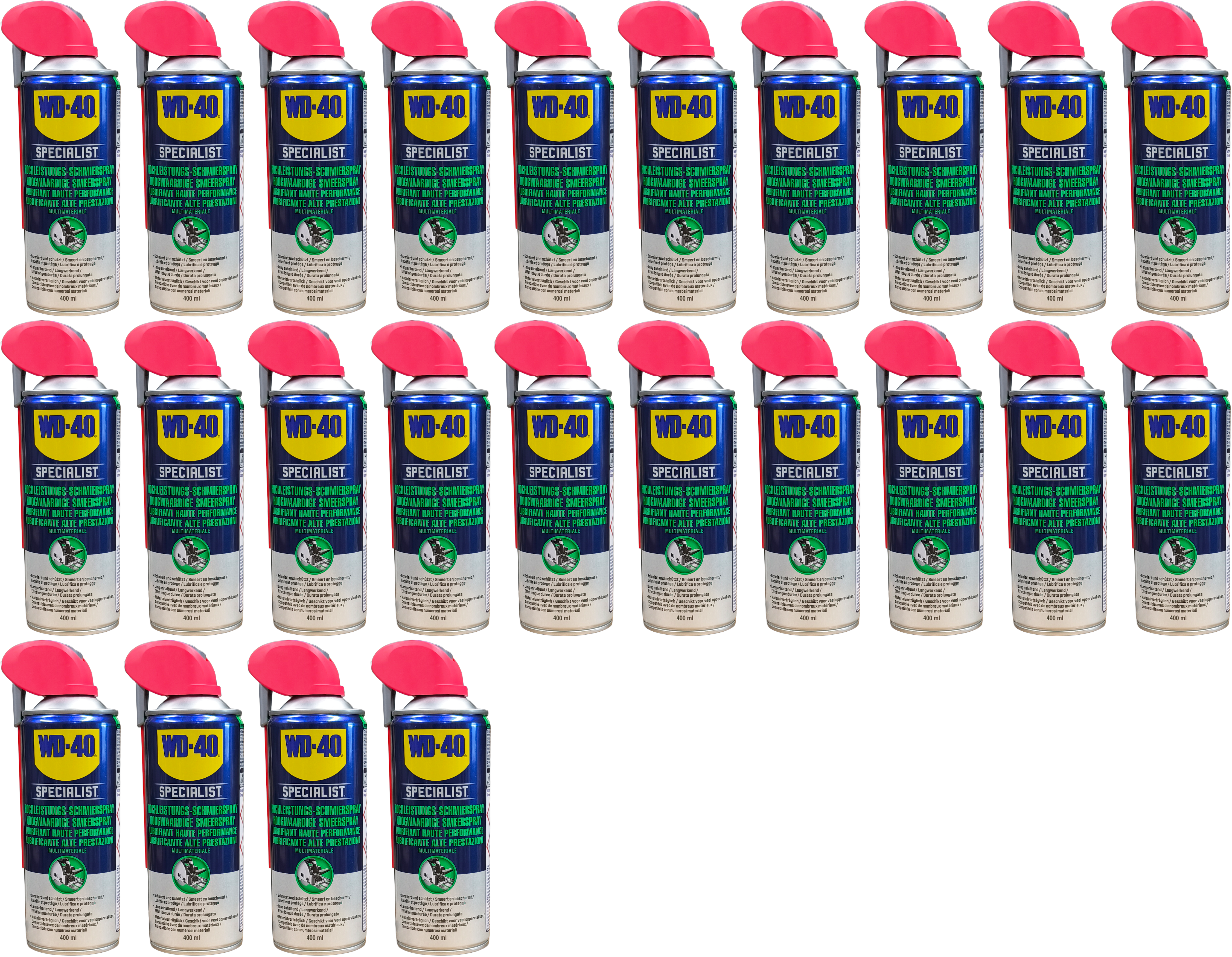 WD-40 SPECIALIST Smart Straw Hochleistungs-Schmierspray 24x 400 Milliliter