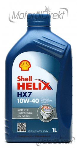 Shell Helix HX7 10W-40 Diesel & Benziner Motoröl 1Liter