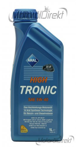 Aral High Tronic 5W-40 Motoröl 1l