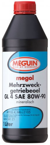 Meguin megol 4866 Mehrzweck-Getriebeöl GL4 SAE 80W-90 1l
