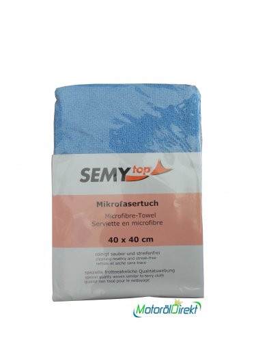 Microfaser-Tuch 40x40cm blau „SEMYTop“