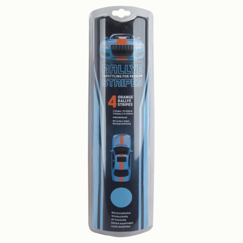 Unitec Auto Rallye-Streifen orange
