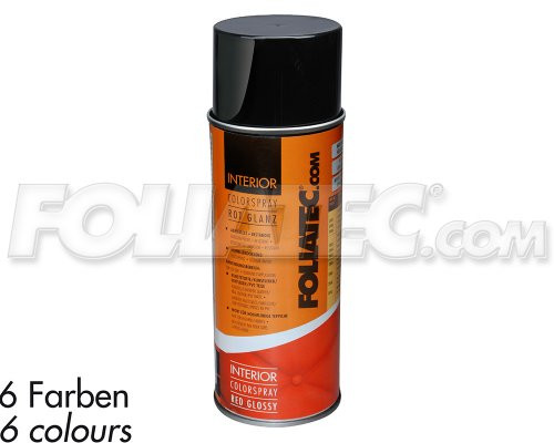 Foliatec INTERIOR Color Spray, schwarz matt 400ml