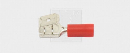 Flachsteckhülse Steckverteiler 6,3/0,5-1,5mm², rot 5Stk.