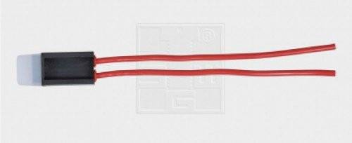 Sicherungshalter für Flachstecksicherungen Mini, spritzwassergeschützt, mit Kabel 30A / 2,5mm² 1Stk.