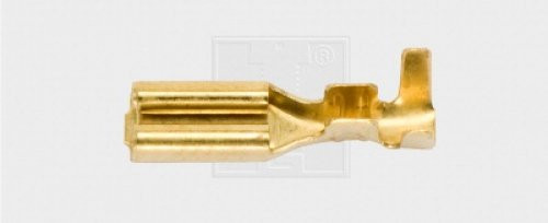 Flachsteckhülse unisoliert 2,8/0,5-1mm² 6Stk.