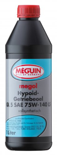 Meguin megol 3536 Hypoid-Getriebeoel GL5 SAE 75W-140 LS 1l