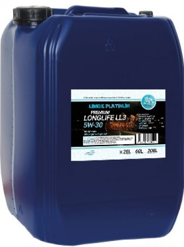 LIMOX Platinum Longlife LL3 5W-30 Motoröl 20Liter Kanister