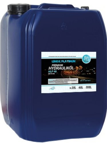 LIMOX Platinum HLP-46 ISO-VG Hydrauliköl 20l Kanister
