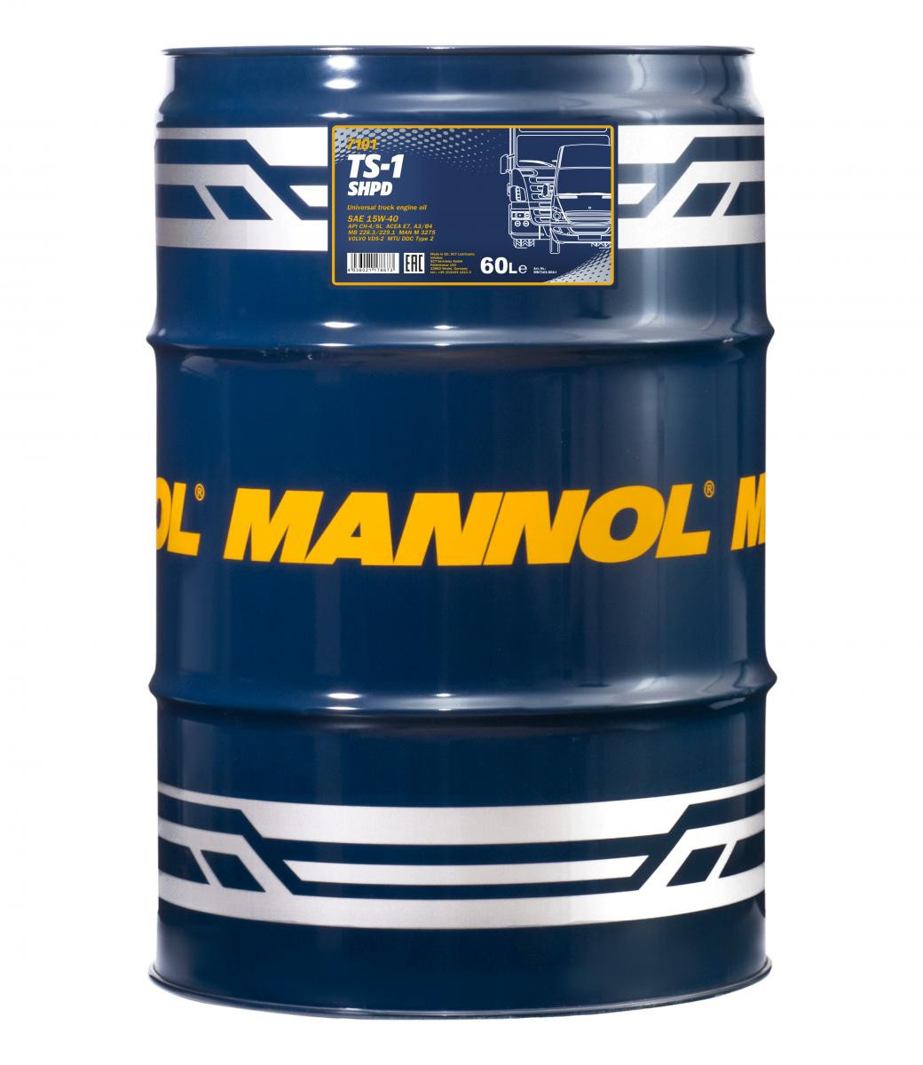 Mannol 7101 TS-1 SHPD 15W-40 LKW Motoröl 60l Fass