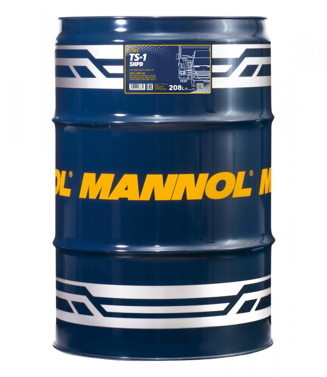 Mannol 7101 TS-1 SHPD 15W-40 LKW Motoröl 208l Fass