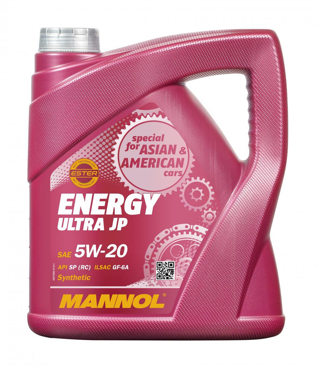 Mannol 7906 Energy Ultra JP 5W-20 synthetisches Motoröl 4l Kanister
