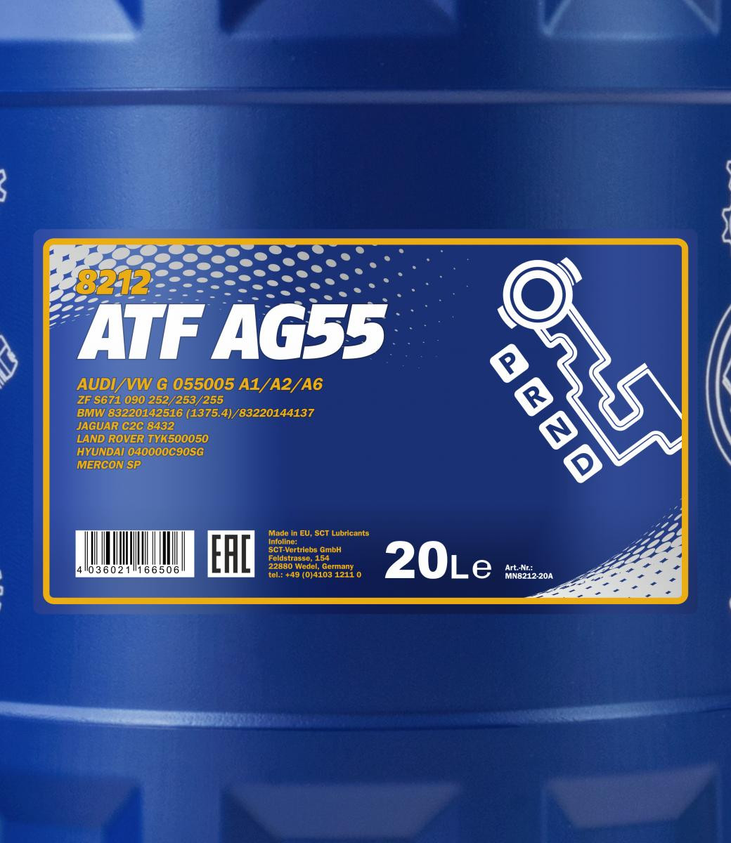 Mannol 8212 ATF AG-55 Automatikgetriebeöl 20l Kanister