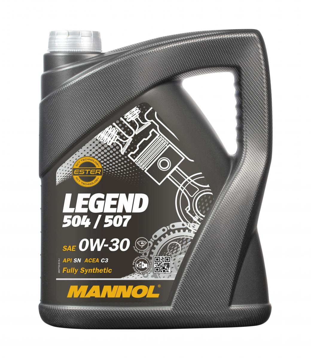 Mannol 7730 Legend 504/507 0W-30 Motoröl 5l Kanister