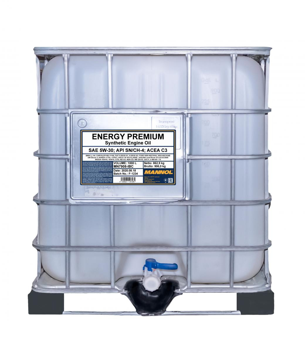 Mannol 7908 Energy Premium 5W-30 synthetisches Motoröl 1000l IBC Container