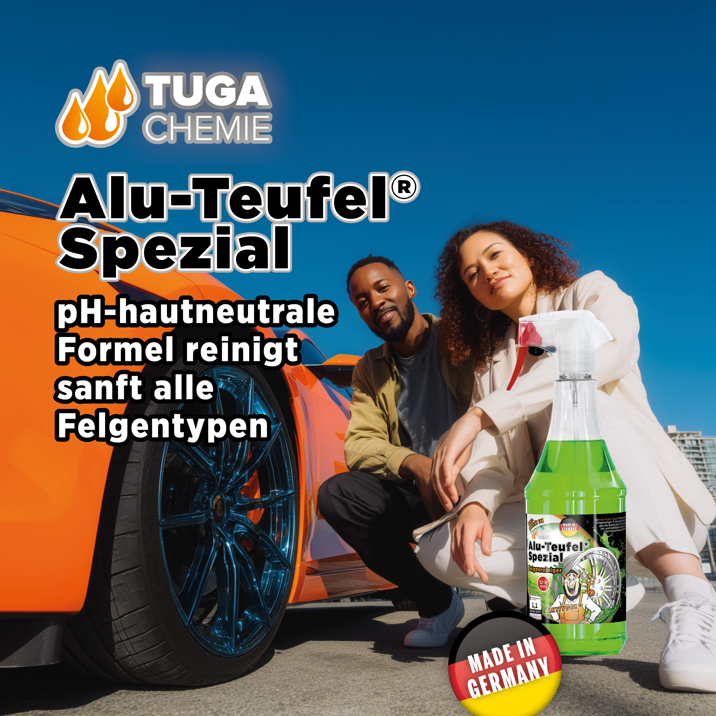 Tuga Chemie - Alu-Teufel Spezial Felgenreiniger 1L Spraydose