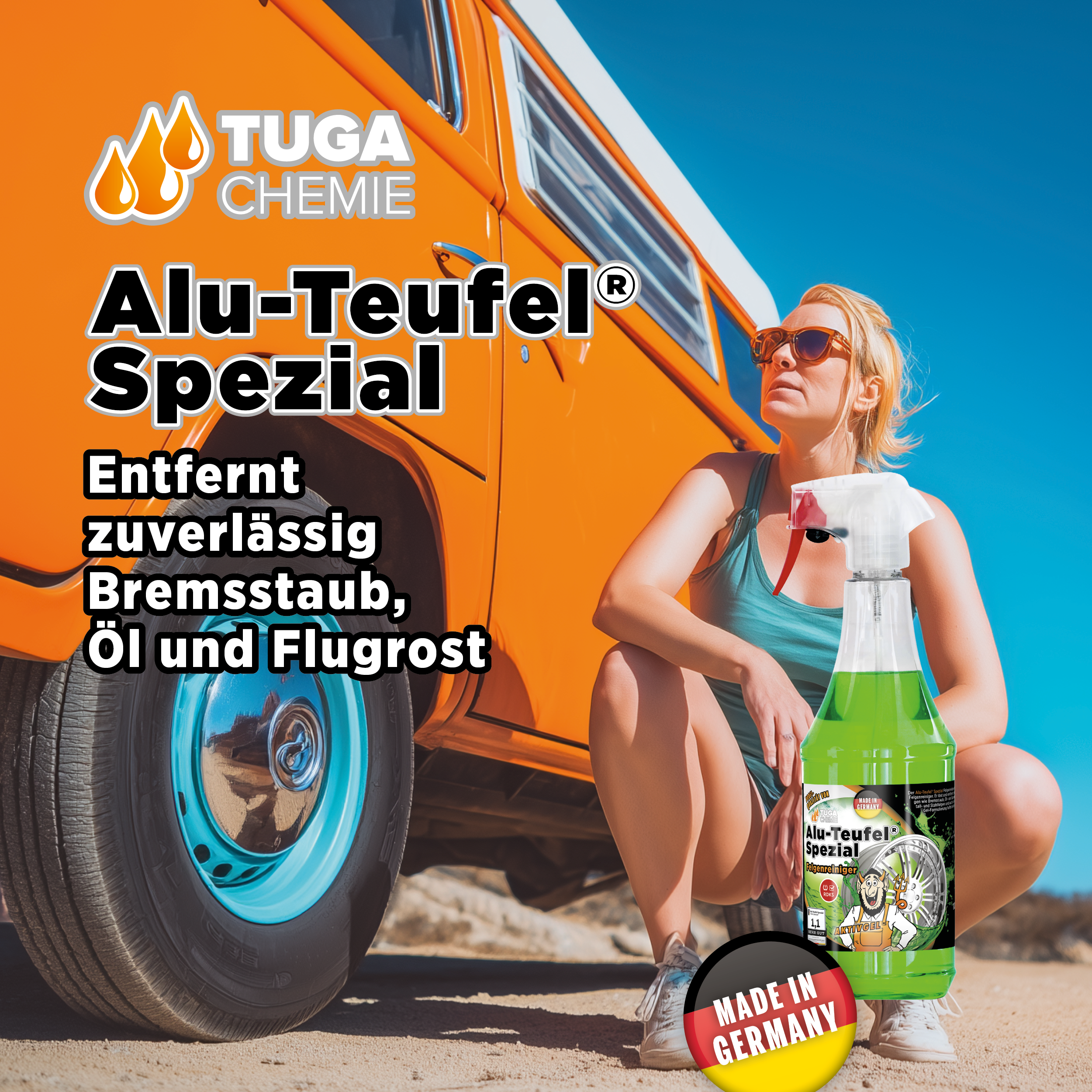 Tuga Chemie - Alu-Teufel Spezial Felgenreiniger 1L Spraydose