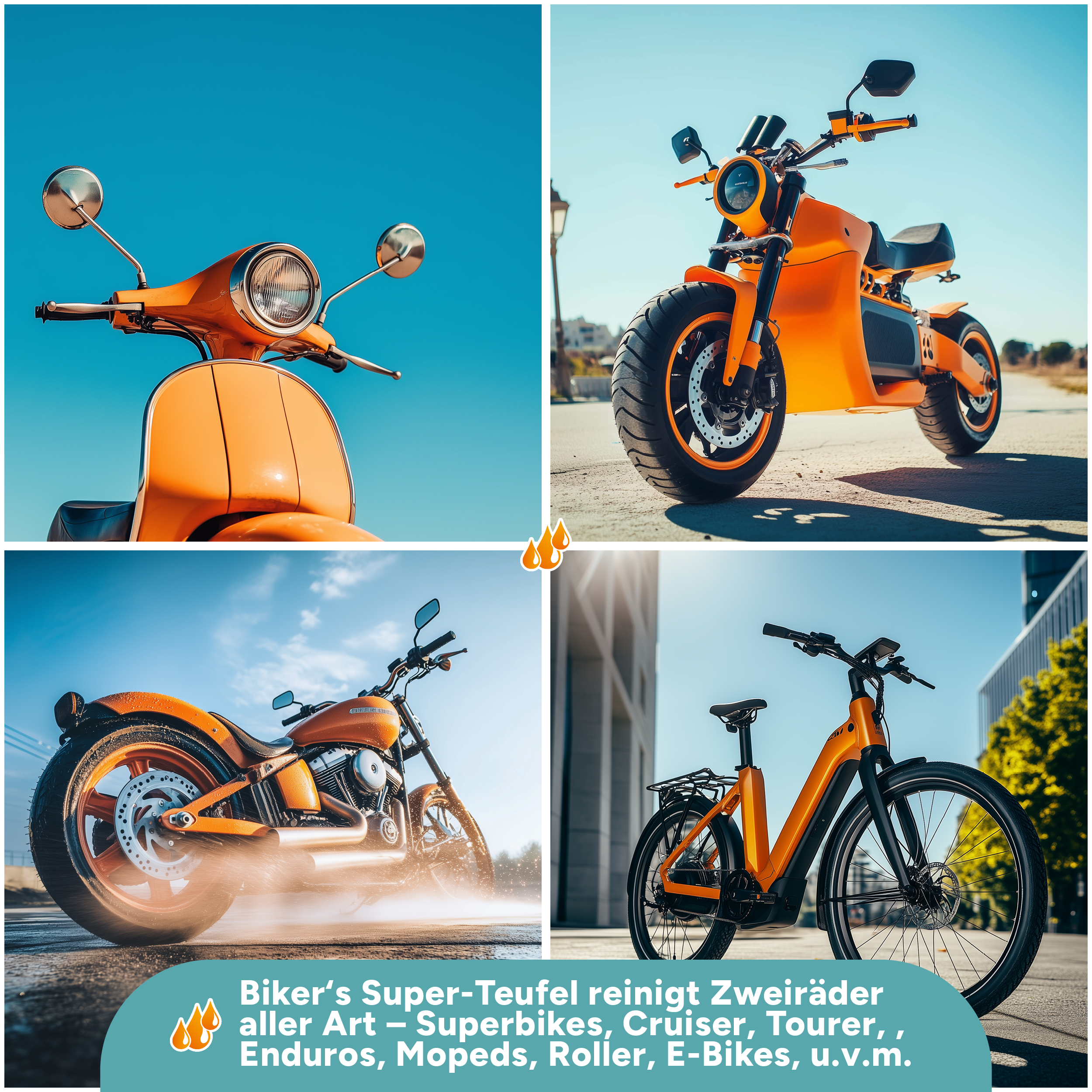 Tuga Chemie - Biker's Super-Teufel Motorrad Reiniger 1L Spraydose