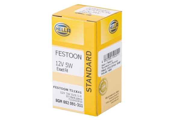 HELLA Glühlampe, Kennzeichenleuchte