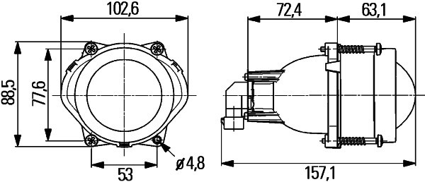 HELLA Hauptscheinwerfer