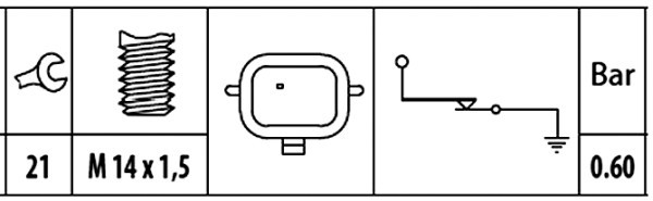 HELLA Öldruckschalter HELLA Öldruckschalter