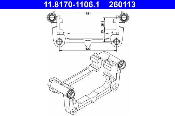 ATE Halter, Bremssattel ATE Halter, Bremssattel