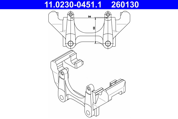 ATE Halter, Bremssattel ATE Halter, Bremssattel