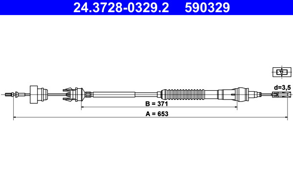 ATE Seilzug, Kupplungsbetätigung