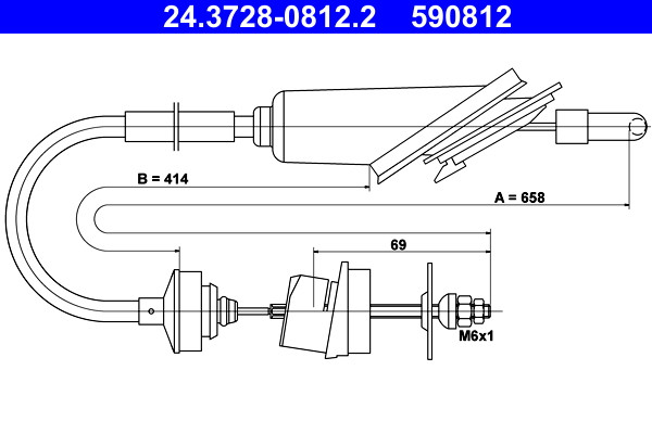 ATE Seilzug, Kupplungsbetätigung