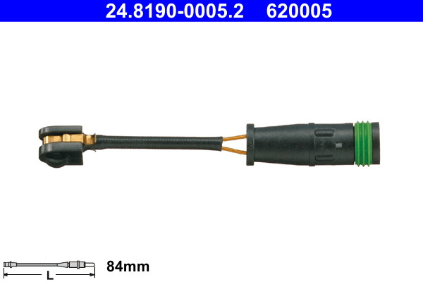 ATE Warnkontakt, Bremsbelagverschleiß