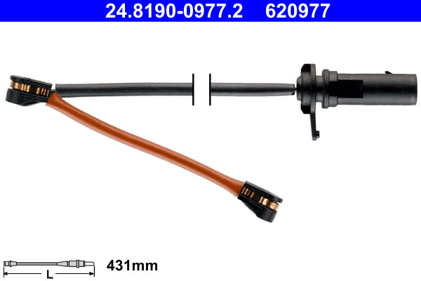 ATE Warnkontakt, Bremsbelagverschleiß