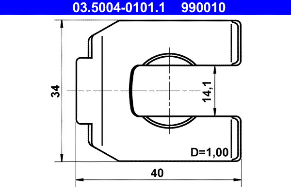 ATE Halter, Bremsschlauch ATE Halter, Bremsschlauch