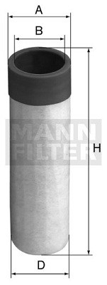 MANN-FILTER Sekundärluftfilter