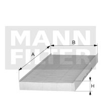 MANN-FILTER Filter, Innenraumluft