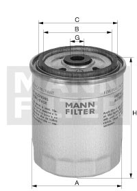 MANN-FILTER Kraftstofffilter MANN-FILTER Kraftstofffilter