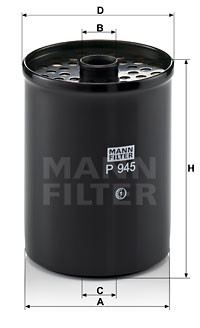 MANN-FILTER Kraftstofffilter MANN-FILTER Kraftstofffilter