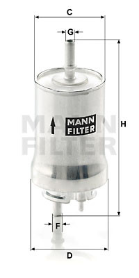 MANN-FILTER Kraftstofffilter