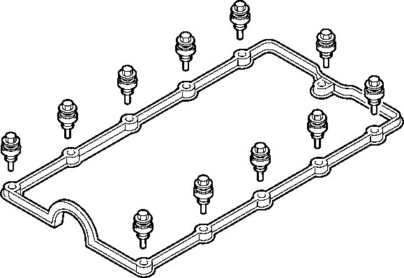 ELRING Dichtungssatz, Zylinderkopfhaube