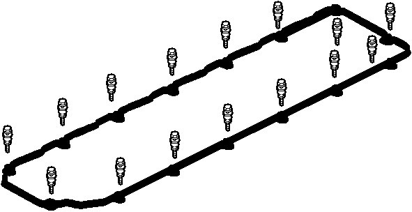 ELRING Dichtungssatz, Zylinderkopfhaube