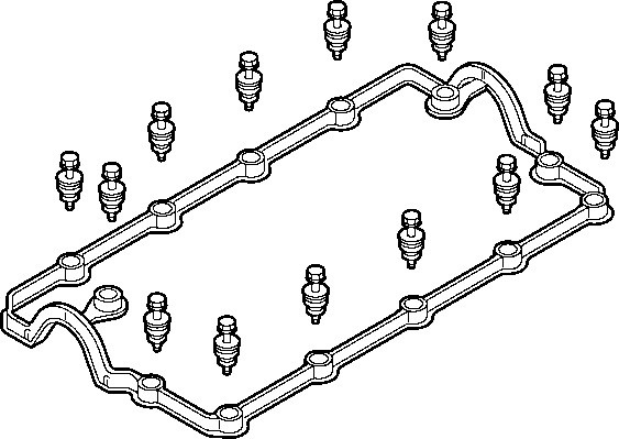 ELRING Dichtungssatz, Zylinderkopfhaube