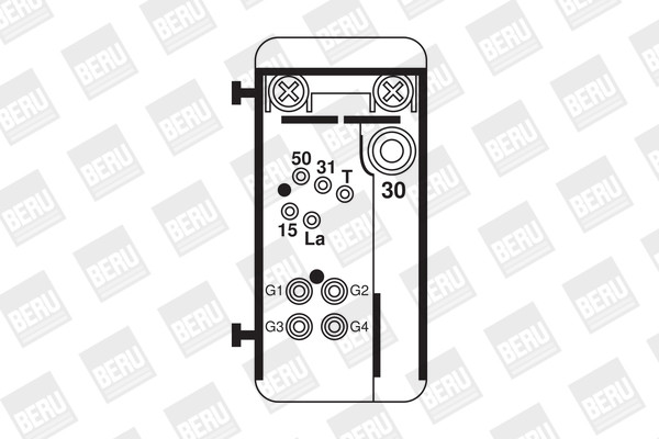 BorgWarner (BERU) Relais, Glühanlage